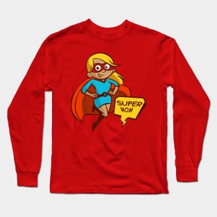 Super mothers day gift! Super mom! Long Sleeve T-Shirt